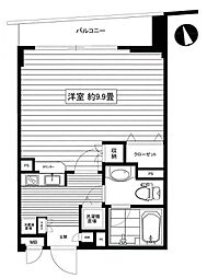 スカーラ文京本郷スカイプラザ 1Kの間取図画像