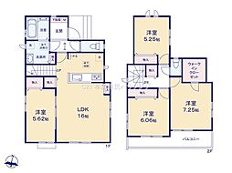草加市谷塚仲町 新築一戸建て B号棟