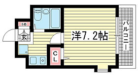 プレジールコート  ｜ 兵庫県神戸市中央区琴ノ緒町1丁目（賃貸マンション1K・5階・21.60㎡） その2