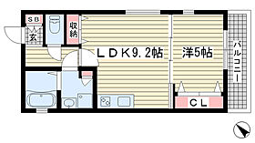 ワコーレルーミ東川崎  ｜ 兵庫県神戸市中央区東川崎町6丁目（賃貸アパート1LDK・2階・35.14㎡） その2