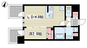 エスリード神戸三宮ヒルズ  ｜ 兵庫県神戸市中央区中山手通2丁目（賃貸マンション1LDK・8階・29.94㎡） その2