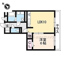 サンセッテ21 1LDKの間取図画像