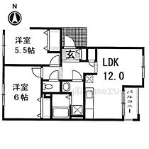 ＰＡＬＤＥＡ 201 ｜ 滋賀県長浜市四ツ塚町（賃貸アパート2LDK・2階・51.85㎡） その2