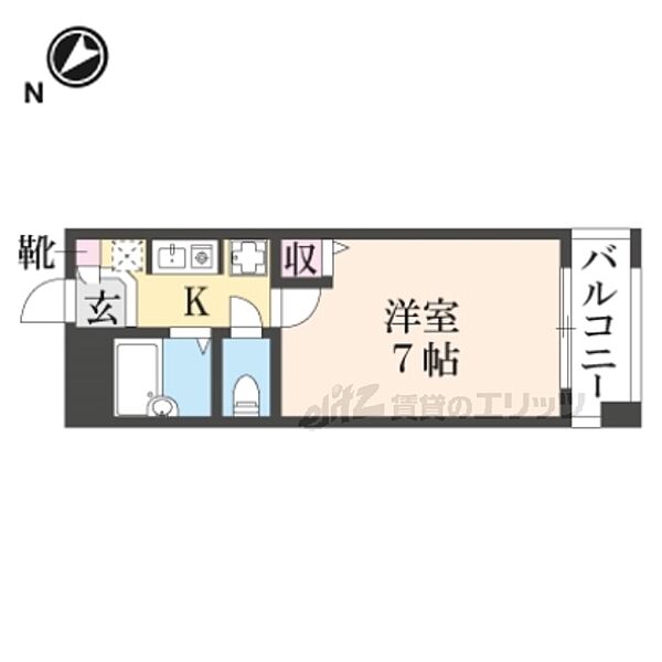 グラフィーネ草津野路 320｜滋賀県草津市野路８丁目(賃貸マンション1K・3階・20.00㎡)の写真 その2