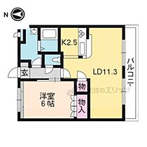 ＦｏｒｅｓｔｅｒＡＯＥ 102 ｜ 滋賀県大津市神領２丁目（賃貸マンション1LDK・1階・44.95㎡） その2