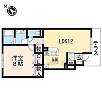 滋賀県大津市下阪本６丁目（賃貸アパート1LDK・1階・49.59㎡） その2