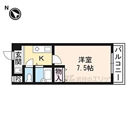 プリオールZEN 1Kの間取図画像