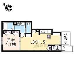 アニメート・トクヨーパート2 1LDKの間取図画像