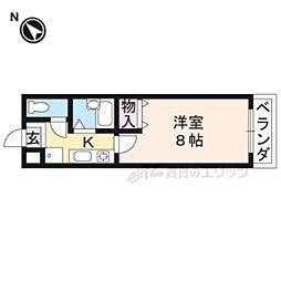 センチュリー玉川 1Kの間取図画像