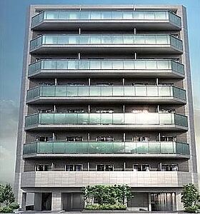 外観：◆押上駅 徒歩9分・曳舟駅 徒歩11分　3駅5路線利用可　 ◆7階 角住戸の1LDK 43.06m2 　◆2018年築 オートロック・宅配BOX付