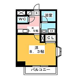 間取図画像 1K