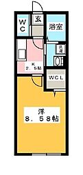 間取図画像 1K