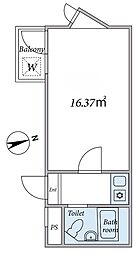 ミリオンコート阿佐ヶ谷 1Kの間取図画像