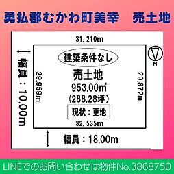 勇払郡むかわ町美幸売土地