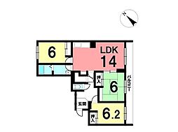 間取図画像 3LDK