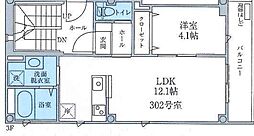 エストレリータ 1LDKの間取図画像
