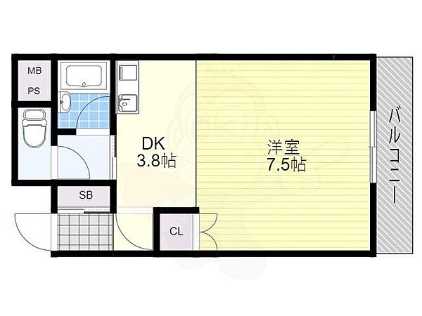 大阪府箕面市西小路４丁目(賃貸マンション1DK・1階・23.00㎡)の写真 その2