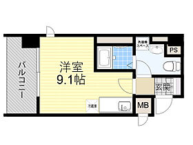 大阪府池田市満寿美町12番9号（賃貸マンション1R・3階・24.53㎡） その2