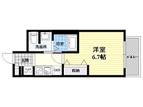 大阪府池田市新町（賃貸マンション1K・11階・21.42㎡） その2