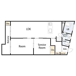 間取図画像 1SLDK