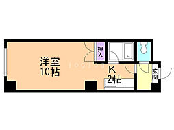 チャイルドパーク2 1Kの間取図画像