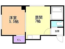 レジデンスかわなみ 2階/7