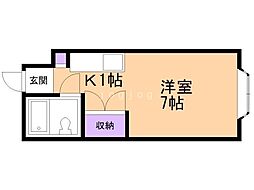 間取図画像 1K