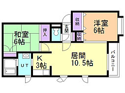プルーデンス西岡II 2階/201
