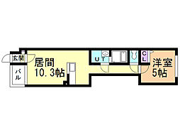 トレジャーキャッスル参番館 4階/402