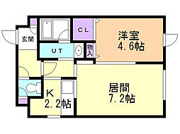 間取図画像 1LDK