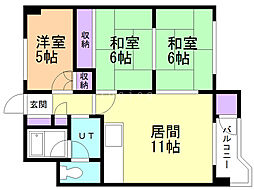 間取図画像 3LDK