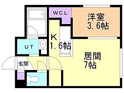札幌市営南北線 澄川駅 徒歩10分 3階/-