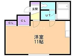 間取図画像 ワンルーム