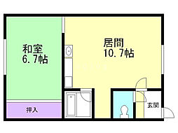間取図画像 1LDK