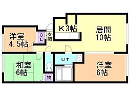 間取図画像 3LDK
