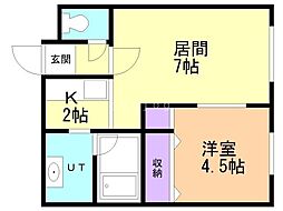 間取図画像 1LDK