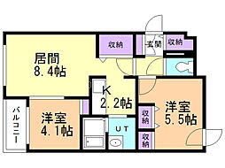 ステラトレス 2LDKの間取図画像