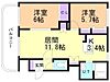 南沢・畔田マンション4階5.7万円