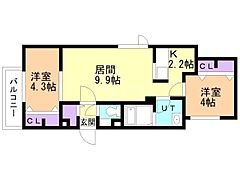 物件の間取り