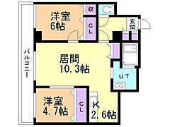 物件の間取り
