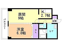 SOARRIDGE 1LDKの間取図画像