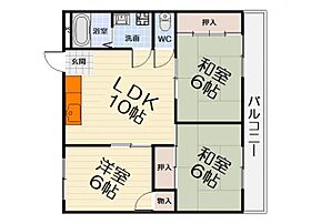 大阪府高石市東羽衣7丁目（賃貸マンション3LDK・2階・65.00㎡） その2