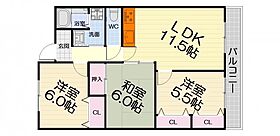 大阪府高石市西取石5丁目（賃貸マンション3LDK・4階・65.56㎡） その2