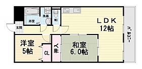 大阪府堺市西区上野芝向ヶ丘町6丁（賃貸マンション2LDK・3階・55.05㎡） その2