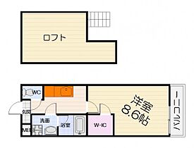 大阪府堺市中区深井沢町（賃貸アパート1K・2階・27.00㎡） その2