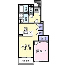 大阪府泉大津市板原町4丁目（賃貸アパート1LDK・1階・45.72㎡） その2