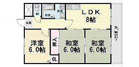 タキマンション  ｜ 大阪府高石市西取石5丁目（賃貸マンション3LDK・2階・56.00㎡） その2