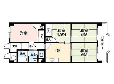 4DK 間取り