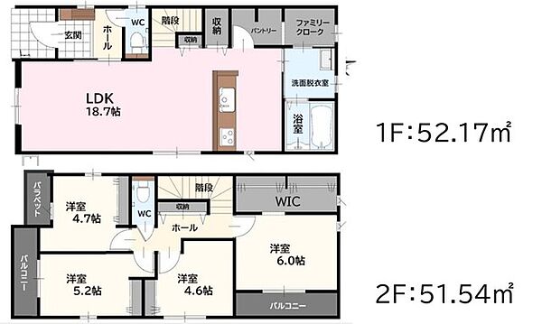 間取りを拡大表示