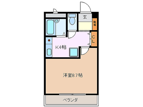 三重県四日市市生桑町(賃貸マンション1K・1階・25.92㎡)の写真 その2